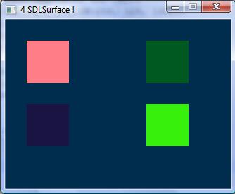 4 SDLSurfaces