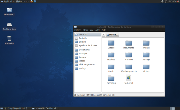 Xubuntu, basé sur XFCE