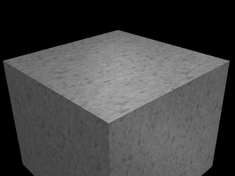 Cube en béton