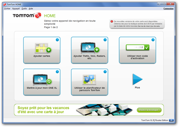 Le gestionnaire TomTom HOME