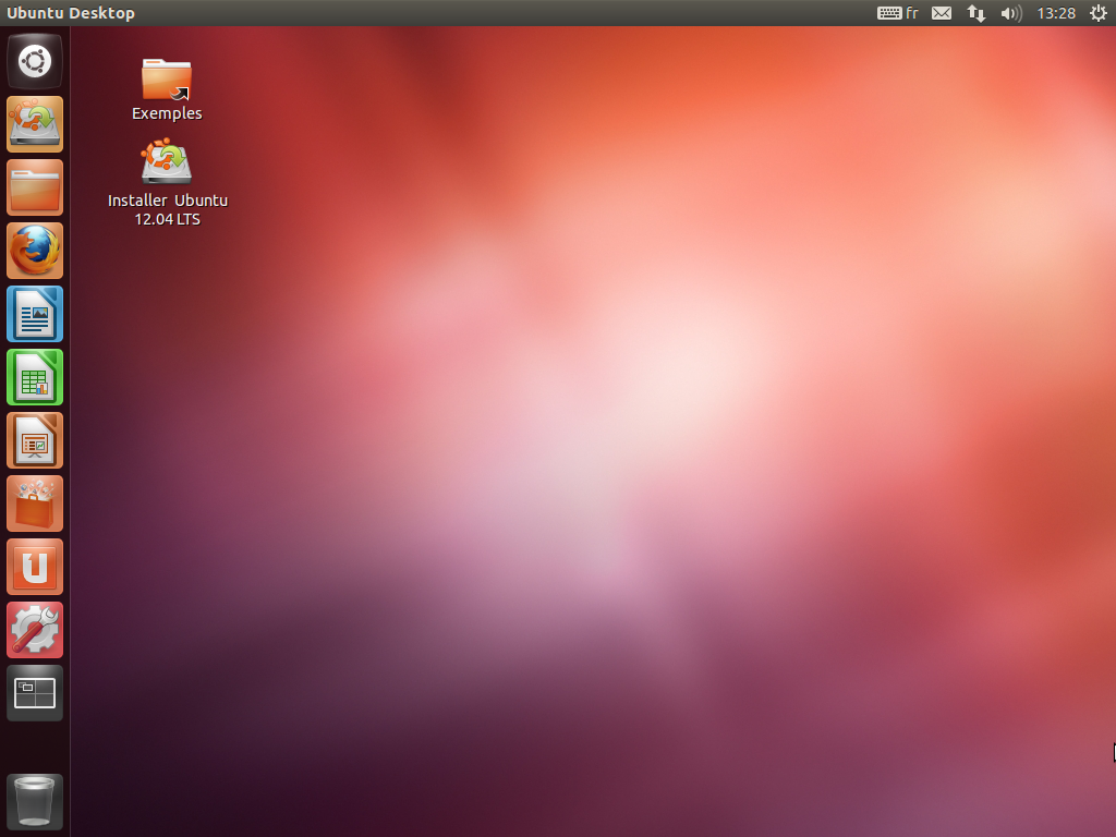 Ubuntu : le bureau Unity, une fois démarré