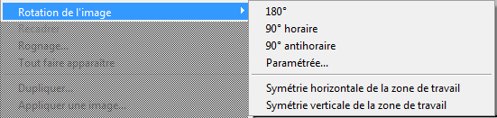 Rotation de l'image - Liste