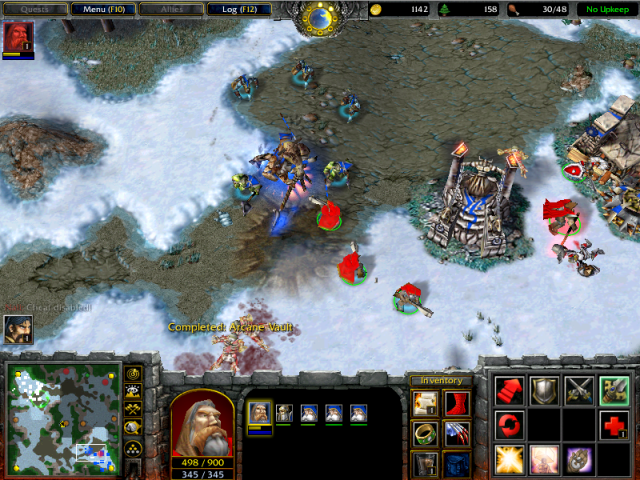 Le jeu Warcraft III
