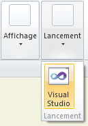 Lancement de Visual Studio