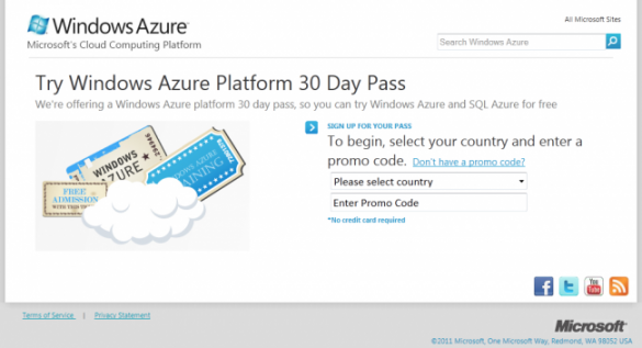 Compte Azure gratuit 30 jours