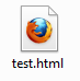 Icône fichier Firefox