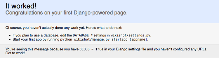 Votre première page Django