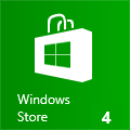 Le nombre de mises à jour disponible est indiqué sur la tuile du Windows Store