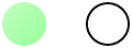 À gauche le dessin de la boule, à droite sa représentation physique